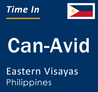 Current local time in Can-Avid, Eastern Visayas, Philippines