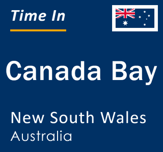 Current local time in Canada Bay, New South Wales, Australia