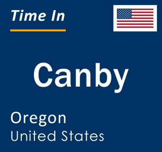 Current local time in Canby, Oregon, United States