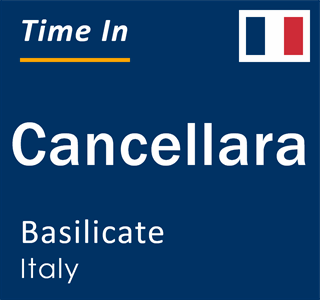 Current local time in Cancellara, Basilicate, Italy