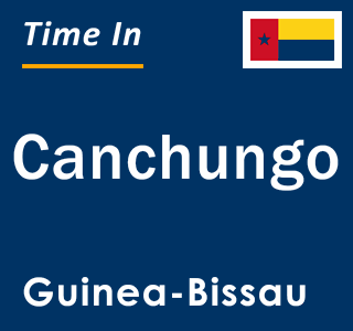 Current local time in Canchungo, Guinea-Bissau