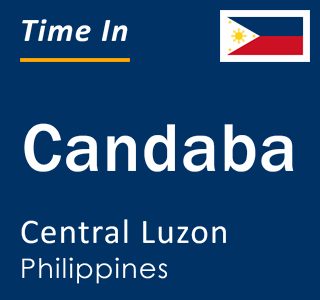 Current local time in Candaba, Central Luzon, Philippines
