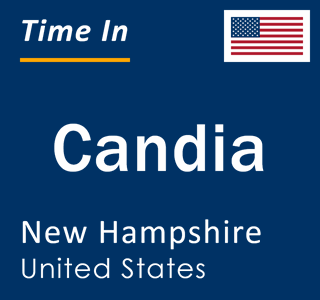 Current local time in Candia, New Hampshire, United States