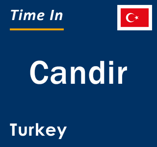 Current local time in Candir, Turkey