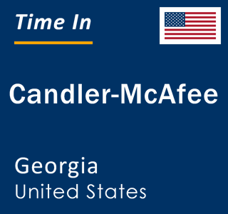 Current local time in Candler-McAfee, Georgia, United States