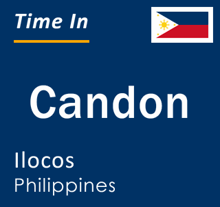 Current local time in Candon, Ilocos, Philippines