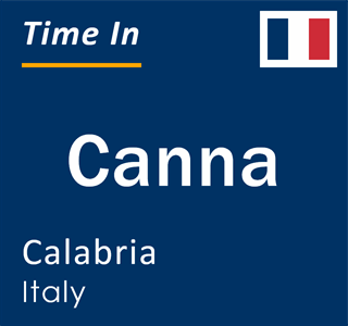 Current local time in Canna, Calabria, Italy