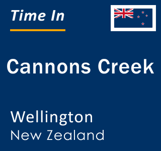 Current local time in Cannons Creek, Wellington, New Zealand