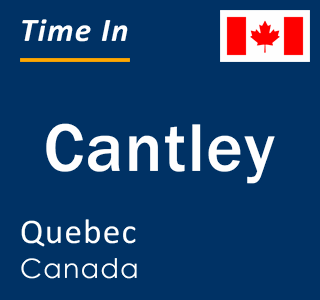 Current local time in Cantley, Quebec, Canada