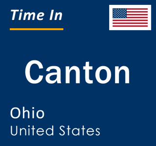 Current time in Canton, Ohio, United States