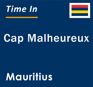 Current local time in Cap Malheureux, Mauritius