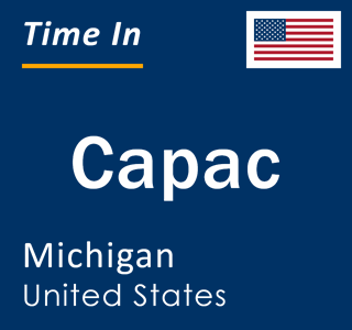 Current local time in Capac, Michigan, United States