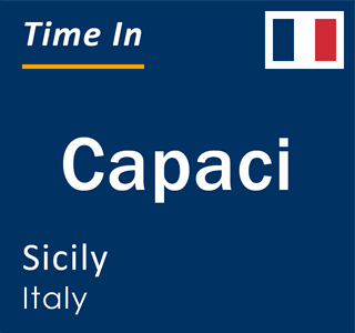 Current local time in Capaci, Sicily, Italy