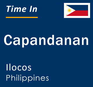 Current local time in Capandanan, Ilocos, Philippines