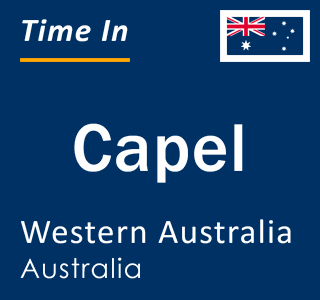 Current local time in Capel, Western Australia, Australia