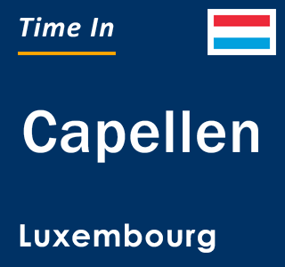 Current local time in Capellen, Luxembourg