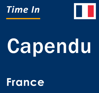 Current local time in Capendu, France