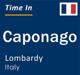 Current local time in Caponago, Lombardy, Italy