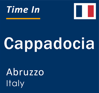 Current local time in Cappadocia, Abruzzo, Italy