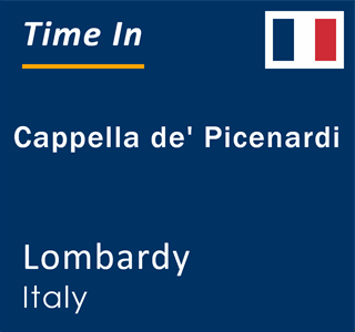 Current local time in Cappella de' Picenardi, Lombardy, Italy