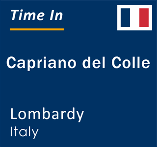 Current local time in Capriano del Colle, Lombardy, Italy