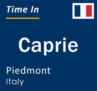 Current local time in Caprie, Piedmont, Italy