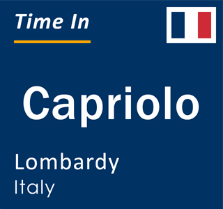 Current local time in Capriolo, Lombardy, Italy