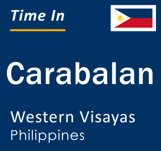 Current local time in Carabalan, Western Visayas, Philippines