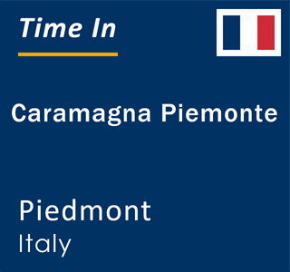 Current local time in Caramagna Piemonte, Piedmont, Italy