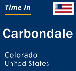 Current local time in Carbondale, Colorado, United States