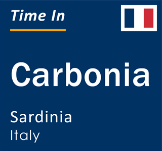 Current local time in Carbonia, Sardinia, Italy