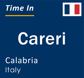 Current local time in Careri, Calabria, Italy