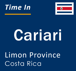 Current local time in Cariari, Limon Province, Costa Rica