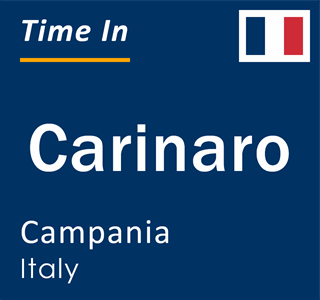 Current local time in Carinaro, Campania, Italy
