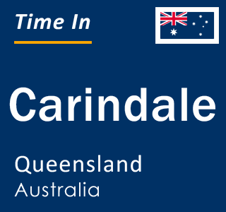 Current local time in Carindale, Queensland, Australia