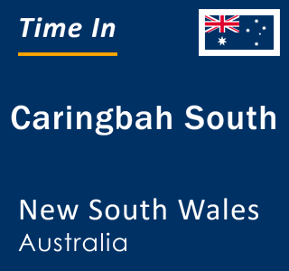 Current local time in Caringbah South, New South Wales, Australia