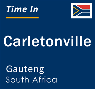 Current local time in Carletonville, Gauteng, South Africa