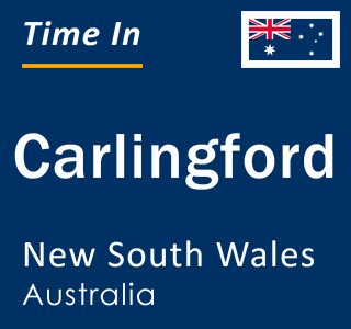 Current local time in Carlingford, New South Wales, Australia
