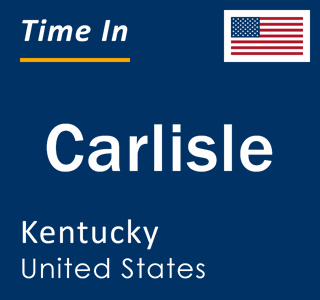 Current local time in Carlisle, Kentucky, United States