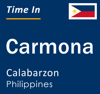 Current local time in Carmona, Calabarzon, Philippines
