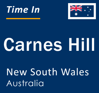 Current local time in Carnes Hill, New South Wales, Australia