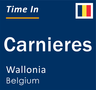 Current local time in Carnieres, Wallonia, Belgium