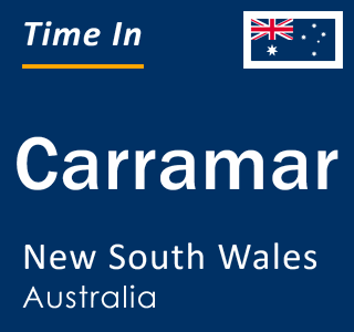 Current local time in Carramar, New South Wales, Australia