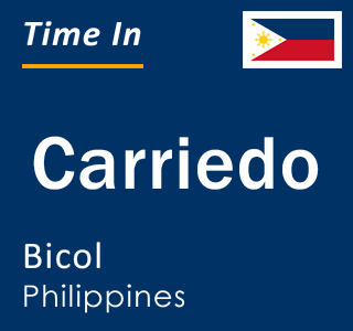 Current local time in Carriedo, Bicol, Philippines