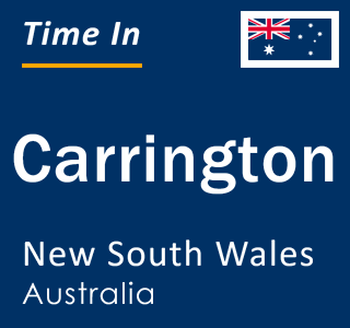 Current local time in Carrington, New South Wales, Australia