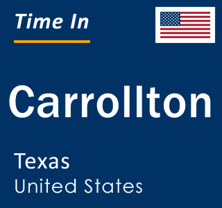 Current local time in Carrollton, Texas, United States