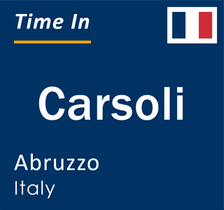 Current local time in Carsoli, Abruzzo, Italy