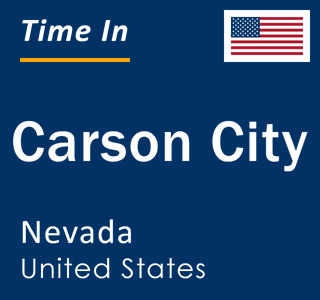 Current time in Carson City, Nevada, United States