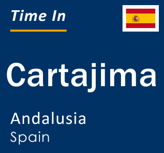 Current local time in Cartajima, Andalusia, Spain