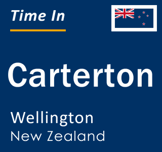 Current local time in Carterton, Wellington, New Zealand